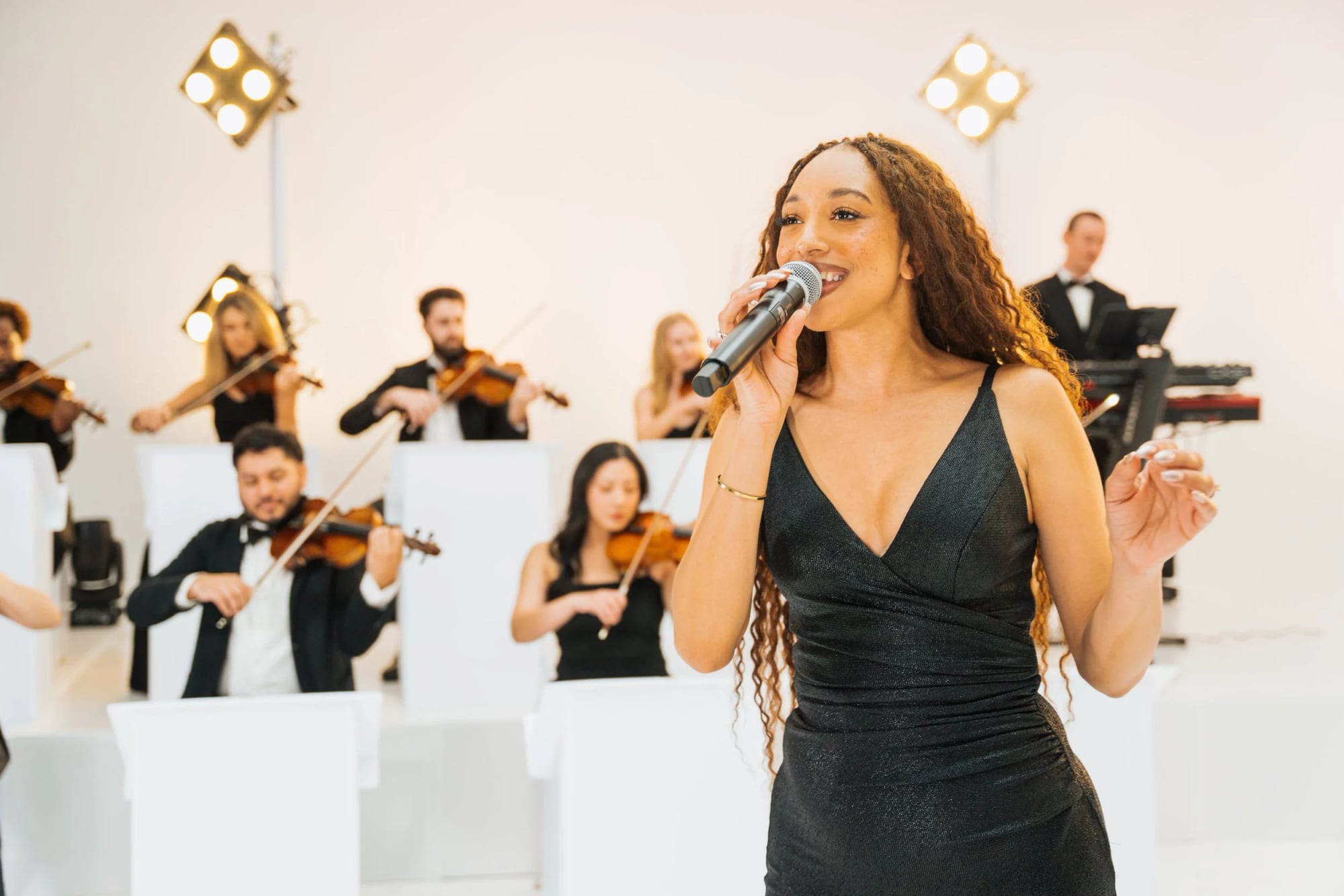 Midnight Hour NYC vocalists performing live.
