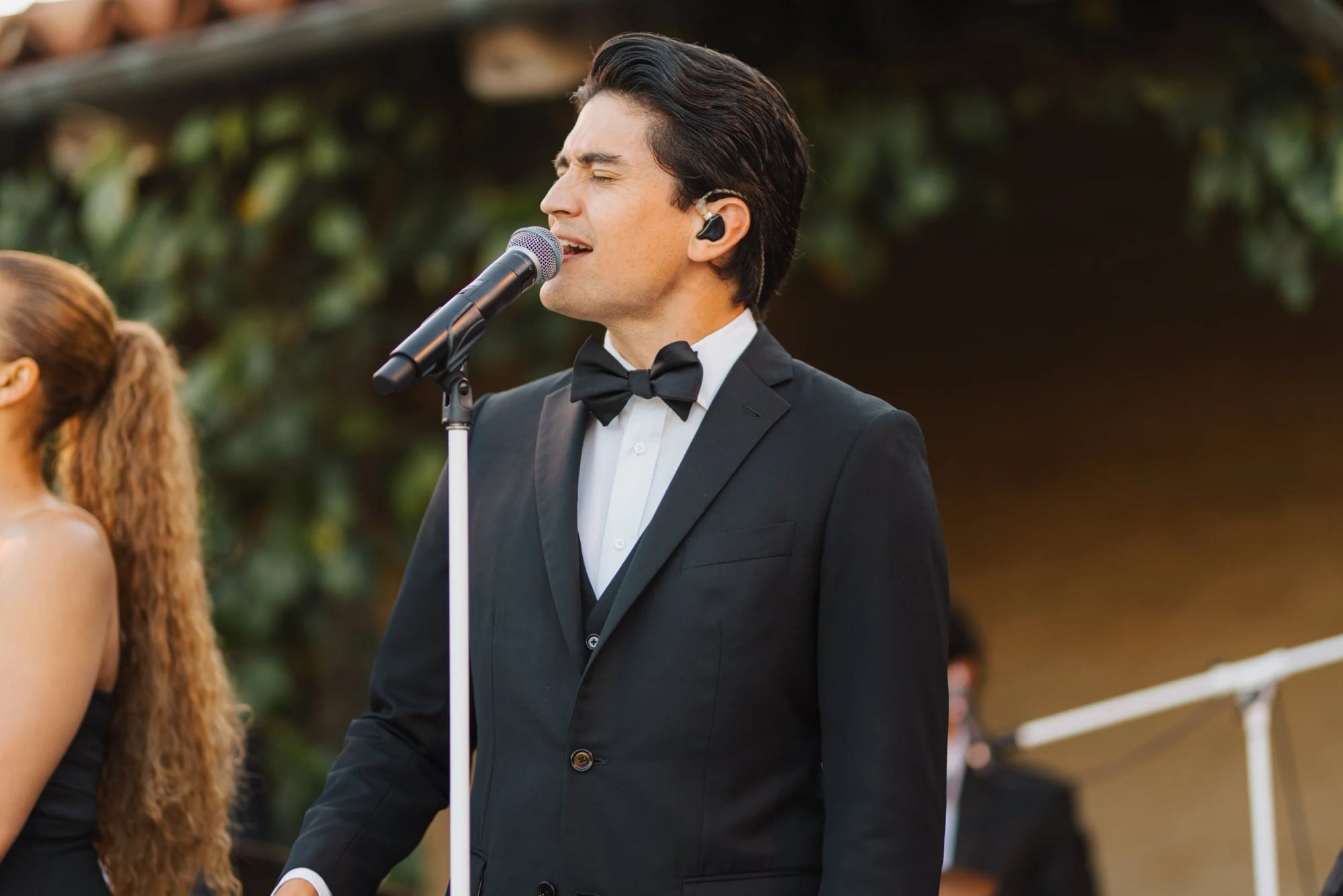Soultones performing at an outdoor celebration.