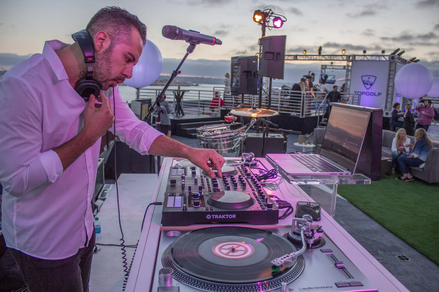 DJ Live at Topgolf event photograph 3