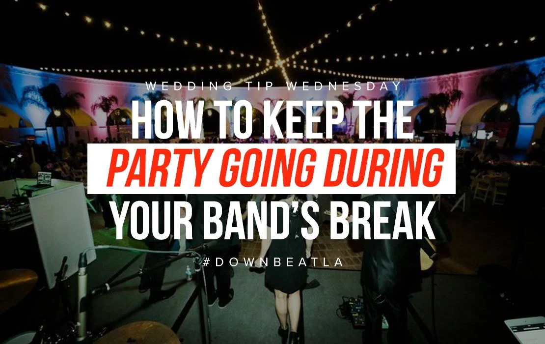A live band sustaining the energy of a packed celebration.