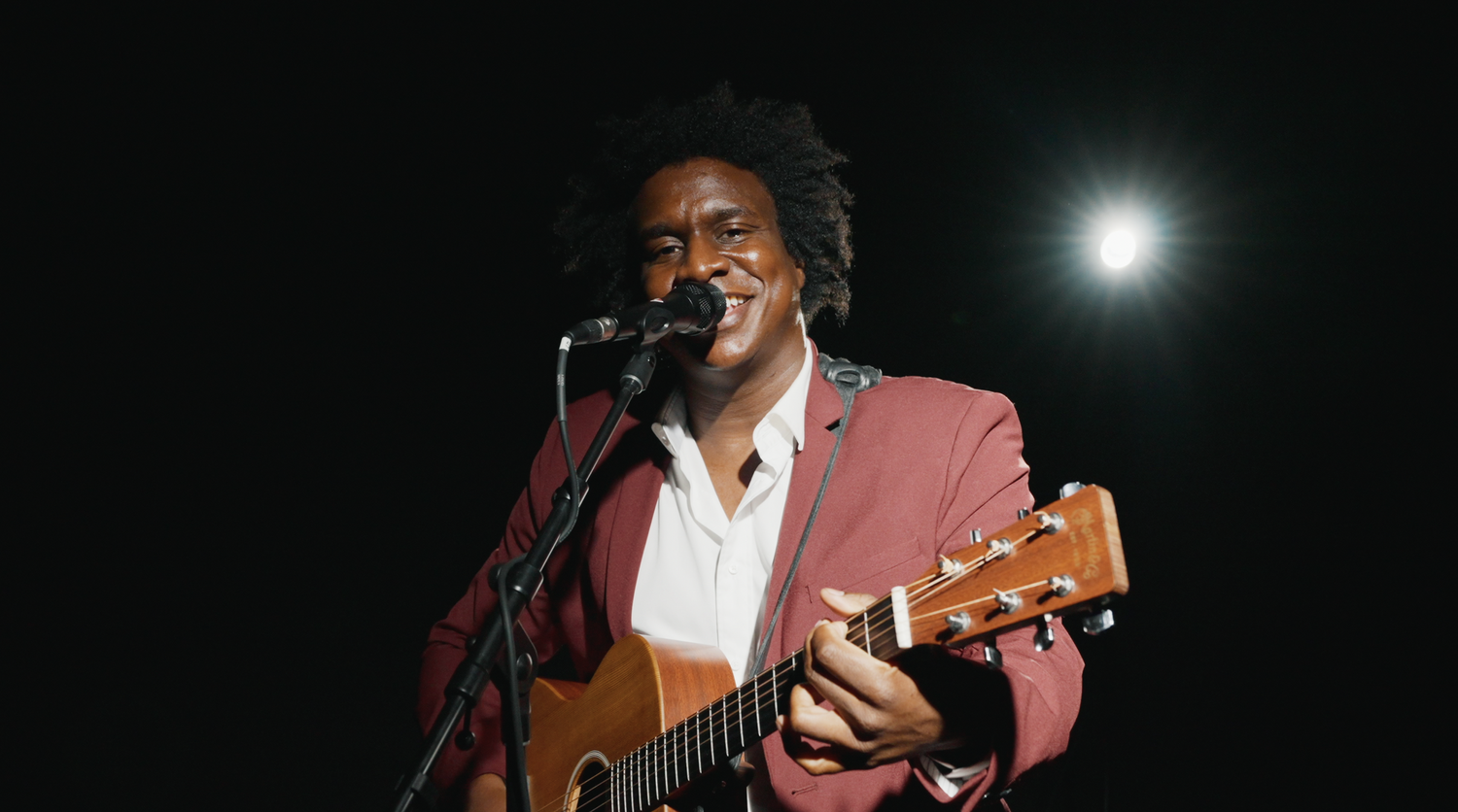 Joel performing